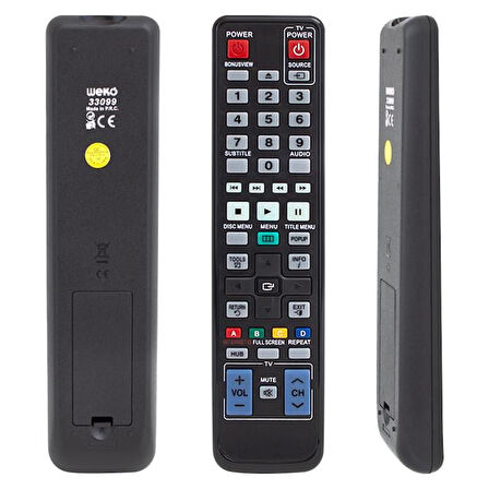 Rm-D958 Blue-Ray Dvd Kumandası