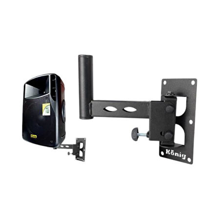 König K-201 Kabinli Hoparlör Askı Aparatı (30 Cm Hoparlör Sehpa)