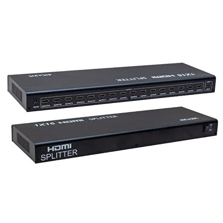 16 Port 1080P 3D 4Kx2K Destekli 1 Giriş 16 Çıkış Hdmı Dağıtıcı Pm-4262