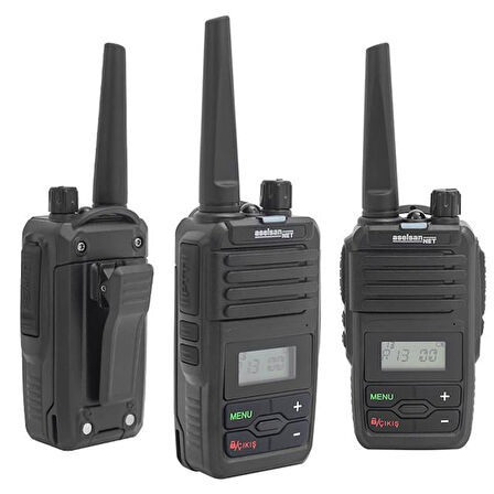 Aselsan A446T 16 Kanal 12 Km Menzil Ekranlı Tekli Set El Telsizi