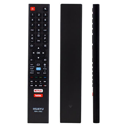 Huayu Rm-L1662 Netflix-Youtube Tuşlu Lcd-Led Tv Universal Kumanda