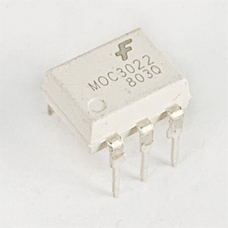 Moc 3022 Dıp-6 Triac Çıkışlı Optokuplör Entegresi