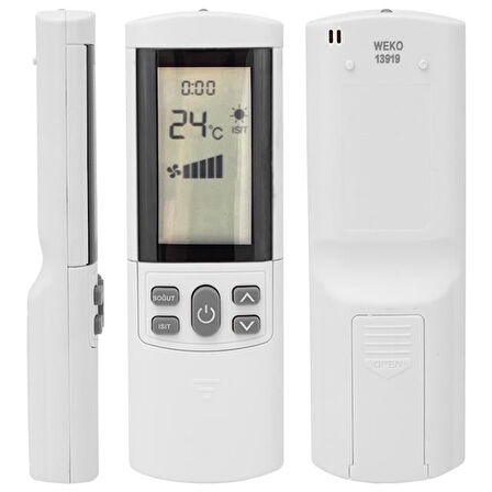 Yeni Model Kapaklı Beyaz Klima Kumandası