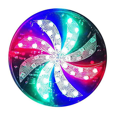 Pm-18643 Elektrikli Led İşaret Cihazı Dc12V Döner İşaret İkili Paket