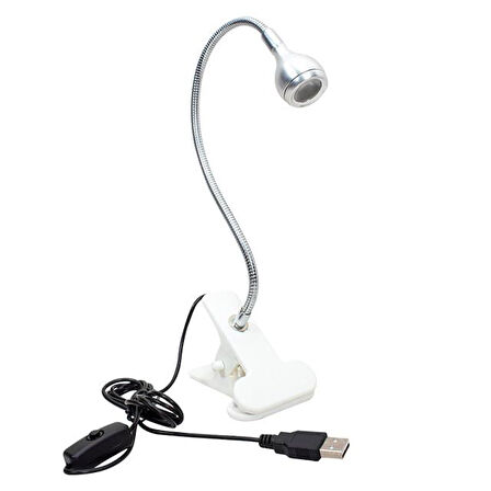 Cob Led 5 Volt Usb Beyaz Masa Lambası