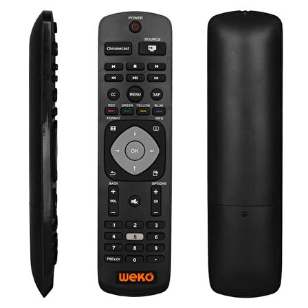 Ch-1764 Chromecast-Source Tuşlu Lcd Led Tv Kumanda