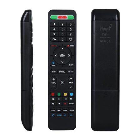 Hey Hiremco Turbo 4K Netflix Youtube Tuşlu Hd Uydu Kumandası
