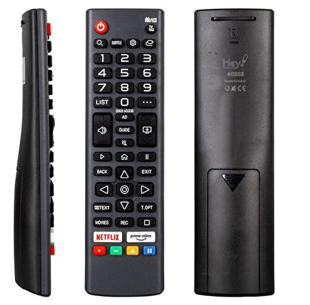 Hey - Onvo Netflix - Prime Video Tuşlu Lcd- Led Tv Kumanda
