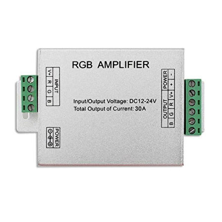 Pm-4877 12 Volt - 24 Volt 30 Amper Rgb Şerit Led Amplifier (Repeater)