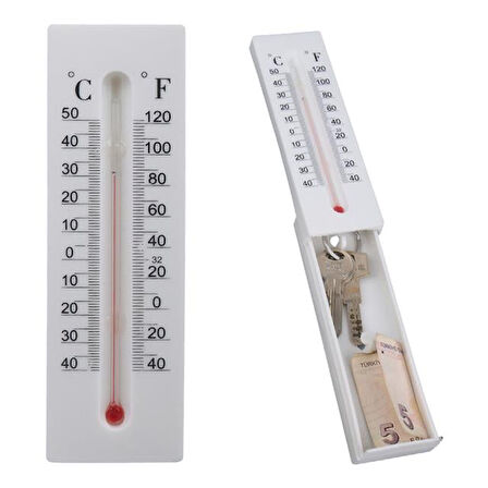 Sunup Sn-24891 Dekoratif Gizli Bölmeli Termometre