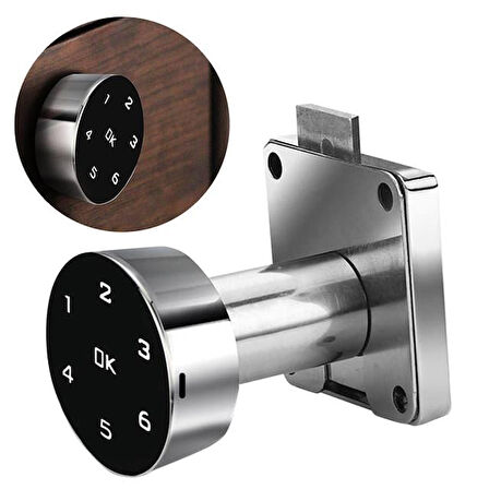 Pm-26730 Çekmece Dolap Kilidi Dijital Numaralı Standart