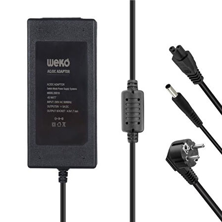 Weko 9 Volt - 5 Amper Yazar Kasa/ Pos Makinesi Masaüstü Adaptör 4.0*1.7 Mm Uçlu