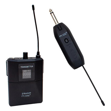 Magicvoice Mv-19601 Uhf Kablosuz Enstrüman Uyumlu Bluetooth Jak Girişli İkili Mikrofon Set