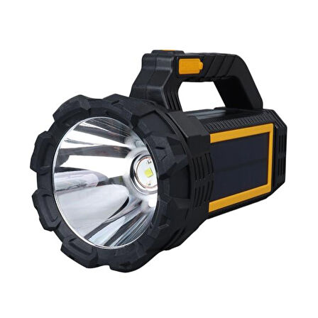 Mx-W5190-P50 Solar Şarjlı El Feneri Uzun Mesafe Işıldak
