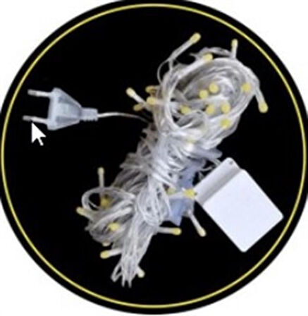 Winnboss Wn-1182 Beyaz Renk 10 Metre Dekoratif Led Yılbaşı Işığı 5 Watt Ac220V