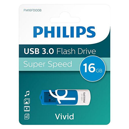 Vivid Serisi 16Gb Usb 3.0 Super Speed Flash Bellek (Fm16Fd00B/00)