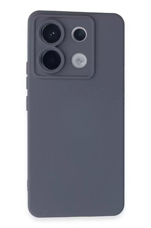 Newface Redmi Note 13 5G Kılıf Nano İçi Kadife Silikon - Gri