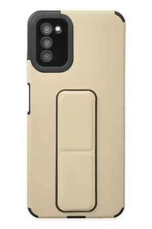 Galaxy A03S Kılıf Mega Standlı Silikon - Gold