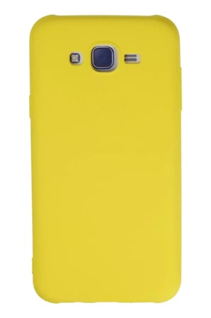 J7 Nano İçi Kadife Silikon - Sarı