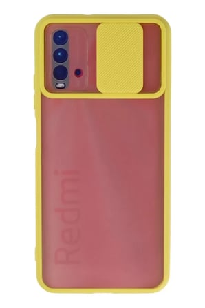 9T Palm Buzlu Kamera Sürgülü Silikon - Sarı