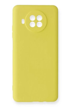 Mi 10T Lite Nano İçi Kadife Silikon - Sarı