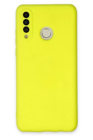 P30 Lite Nano İçi Kadife Silikon - Sarı