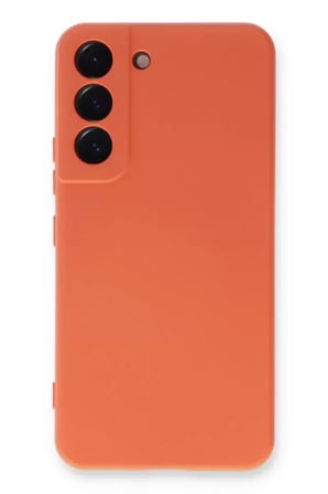 S23 Nano İçi Kadife Silikon - Turuncu