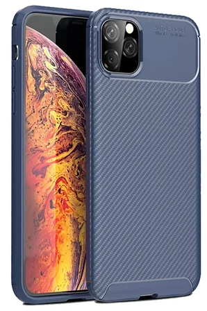İphone 11 Auto Focus Karbon Kapak - Lacivert