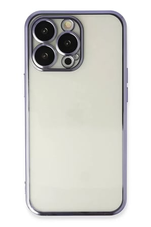 İphone 13 Lensli Silikon - Mor