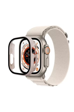 Watch 49Mm Desert Camlı Kasa Ekran - Metalik Gold