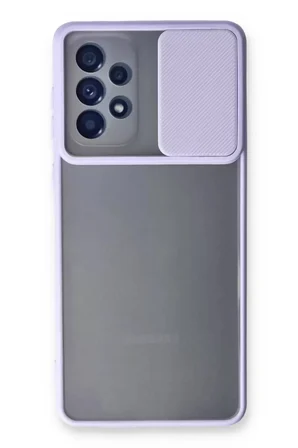 A53 5G Palm Buzlu Kamera Sürgülü - Lila