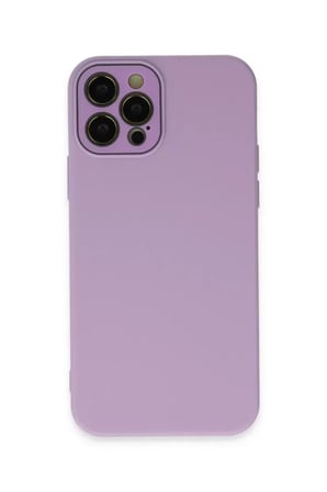 İphone 12 Lansman Glass Kapak - Lila