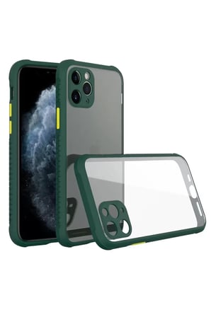 İphone 11 Miami Şeffaf - Koyu Yeşil