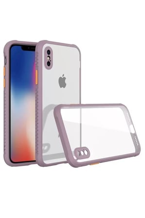 İphone Xs Miami Şeffaf - Mor