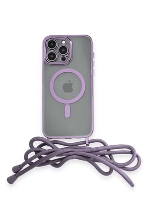 İphone 13 Divo Askılı Kapak - Lila