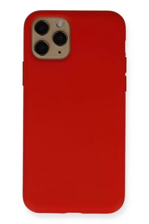 İphone 11 Nano İçi Kadife - Kırmızı
