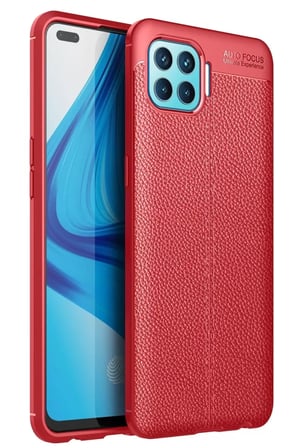 Reno 4 Lite Auto Focus Kapak - Kırmızı