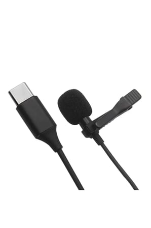 2 Metre Double Mikrofon - Siyah