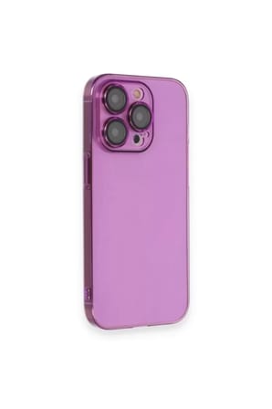 İphone 14 Armada Lensli Kapak - Mor