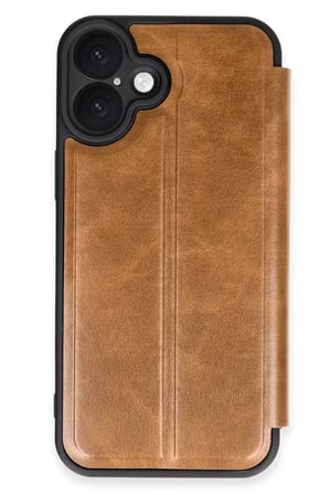 İphone 16 Flip Cover - Taba
