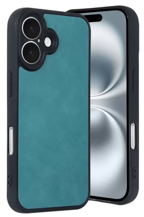 İphone 16 Aras Deri Kapak - Yeşil