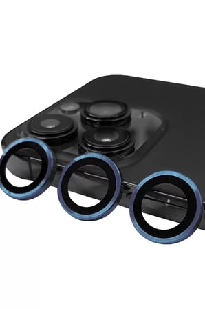 İphone 15 Raze Metal Kamera Lens - Lacivert