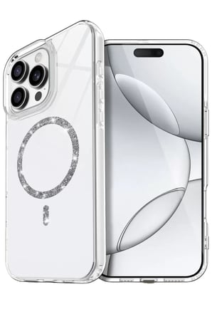 İphone 16 Live Diamond Kapak - Şeffaf
