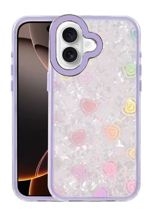 İphone 16 Lumi Desenli Kapak - Mor