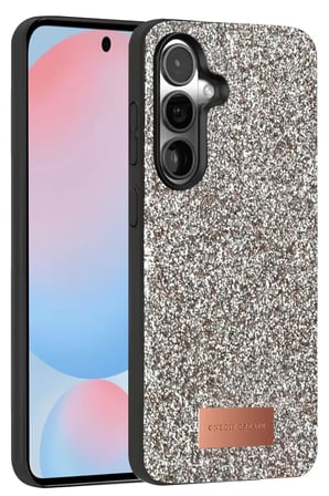 Onegif S24 Fe Bright Simli Kapak - Gümüş