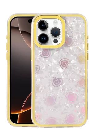 İphone 16 Lumi Desenli Kapak - Sarı