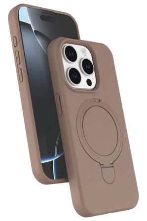 İphone 14 Standlı Kapak - Çöl Titanyum