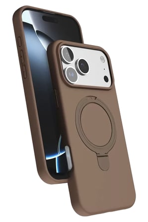 İphone 17 Standlı Kapak - Çöl Titanyum