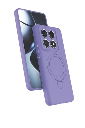Mi 14T Standlı Kapak - Lila