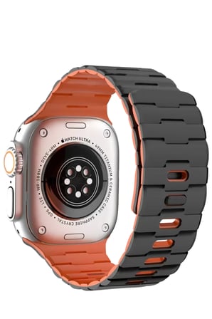 Watch 49Mm Wowen Kordon - Siyah-Turuncu